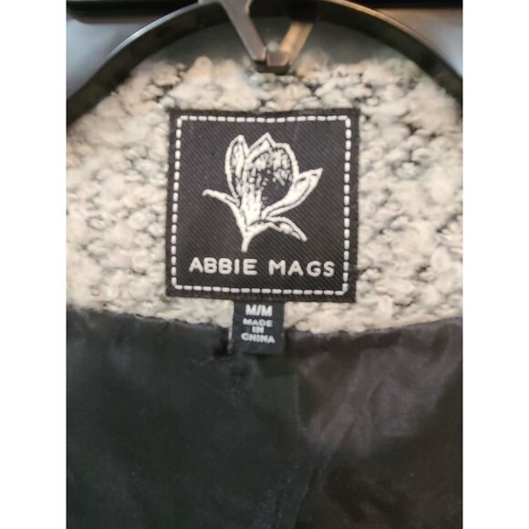 Abbie Mags Grey Wool Blend Light Academia Fall Cozy Warm Medium Vest - Picture 2 of 7